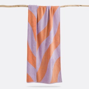 Strandlaken in fluwelen badstof, Scénario Vague