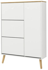 Tenzo Dot Grote Schoenenkast Mat Wit - 94x24x128cm.