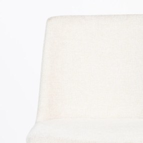 Hoge Barstoel Van Stof Beige