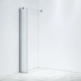 Marenza Bellini Inloopdouche - 30x200cm - helder glas - chroom WR30-C/C