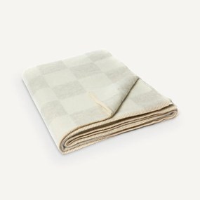 Omkeerbare paid met dambordmotief in alpaca en katoen, Crosby