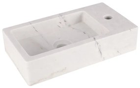 Differnz Hura Fontein - 40x22x9cm - Marmersteen - wit 38.005.83