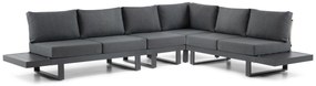 Hoek loungeset 6 personen Aluminium Grijs Lifestyle Garden Furniture Lorenzo