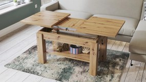 ASTORIA eik artisan, opklapbare salontafel