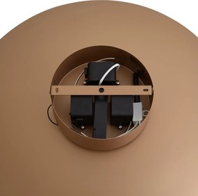 Moderne hanglamp brons met walnoot hout incl. LED dimbaar met easylift - Smith