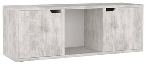 vidaXL Tv-meubel 88,5x27,5x30,5 cm spaanplaat betongrijs