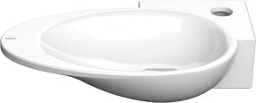 Clou First Fontein met kraangat 38,8x24,6x9 cm Wit