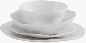 Handgemaakte serviesset Pure, 4 personen, 16-delig