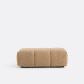 XL poef, dikke bouclé stof, L109 cm, Nuria