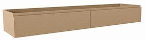 Mondiaz FOGE wastafelonderkast - 190x45x25cm - 2 lades - softclose - Oro M44214Oro