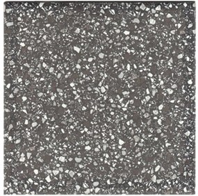 Vloer-/wandtegel Terre D'Azur Terrazzo 1930 20x20cm black mat gerectificeerd