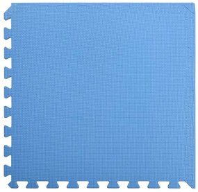 vidaXL Vloermatten 24 st 8,64 ㎡ EVA-schuim blauw