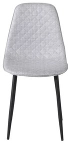 Jörn Eetkamerstoel - Kelsey - Lichtgrijs - Fluweel - Jörn