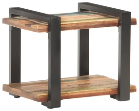 vidaXL Nachtkastje 50x40x40 cm massief gerecycled hout