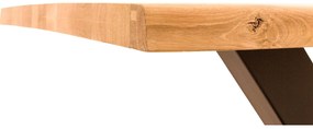 Goossens Eettafel Blade, Boomstamblad 200 x 100 cm 5 cm dik