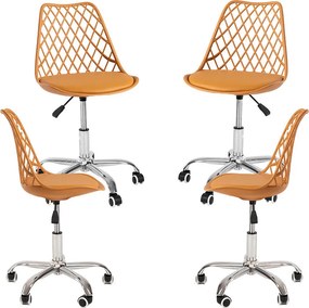 Pak 4 Mima-bureaustoelen in
