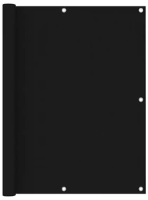 vidaXL Balkonscherm 120x600 cm oxford stof zwart