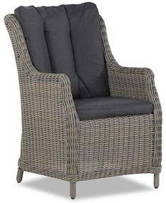 Tuinstoel Wicker Taupe-naturel-bruin Garden Collections Buckingham  kubu