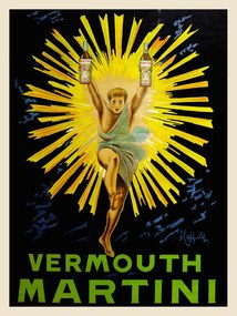 Kunstdruk Vermouth Martini (Vintage Bar Ad) - Leonetto Cappiello, (30 x 40 cm)