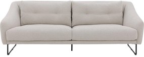 Goossens Excellent Bank Gs-2105 beige, stof, 3-zits, elegant chic