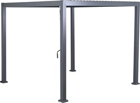 Garden Impressions Pergola Ysa tuinpaviljoen 300x300 cm - donker grijs