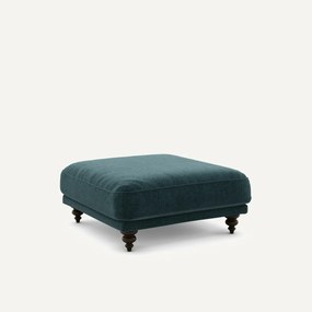 Voetenbank van fluweel chenille, Lazare