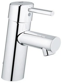 GROHE Concetto wastafelmengkraan eengreeps, met keramische schijven, flexibele aansluitslangen en temperatuurbegrenzer chroom 3220610E