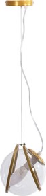 Hanglamp APP1089-1CP GOUD TRANSPARENT
