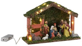 HI Kerststal met LED-verlichting