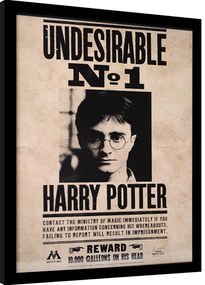 Ingelijste poster Harry Potter - Undesirable N.1