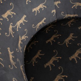 Woood Bo Panter Print Fauteuil Fluweel