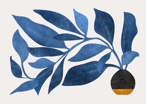 Ilustratie Wandering Ivy in Blue, Kristian Gallagher