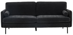 Jörn Urban Sofa - 3-Zitsbank - Zwart Velour Stof - Jorn