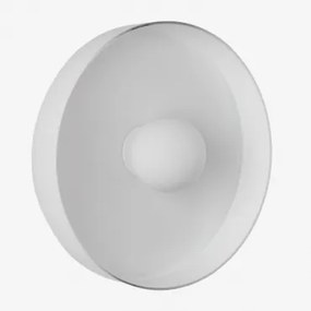 Jaxal Wandlamp Voor Badkamer Wit & Ø35 Cm - Sklum