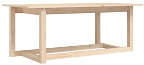 vidaXL Salontafel 110x55x45 cm massief grenenhout