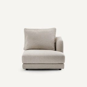 Halve bank rechts, modulair, in tweed, TIBERIO