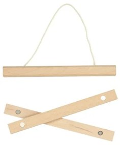 Posterhanger, beukenhout, klein, 21,5 cm