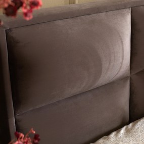 Velvet Boxspring 160x200 Antraciet