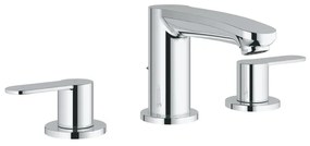 GROHE Eurostyle Cosmopolitan 3 gats wastafelkraan met waste chroom OUTLET 20208002