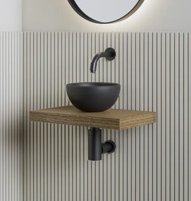 Gliss Design Leto fonteinplank 40x25cm castle brown