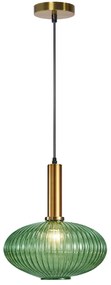Hanglamp Glas Groen APP465-1CP
