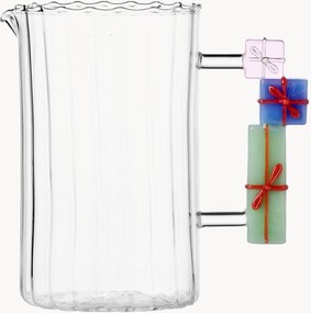 Handgemaakte karaf Christmas Tales van borosilicaatglas, 1,5 L