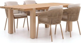 Diningset Hartman | 4 personen | Tuinset teakhout | 5-delig | Kees Smit Tuinmeubelen