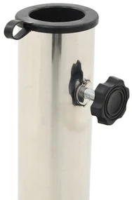 vidaXL Parasolvoet vierkant 20 kg graniet zwart