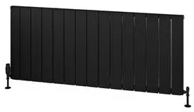 Eastbrook Withington radiator 140x60cm aluminium 1459W zwart mat