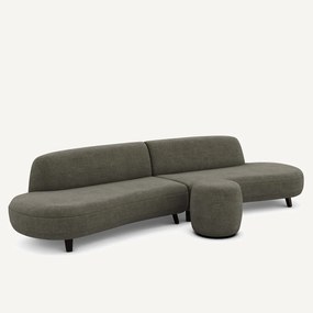 Voetsteun van katoen/linnen, Rosebury-design E.Gallina
