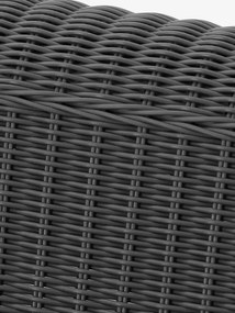 The Outsider Lounge Tuinbank - Jonah - 2 zits - Antraciet - Wicker - The Outsider