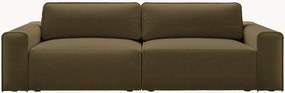 Chenille slaapbank Victor (3-zits) met opbergruimte, B 246 cm