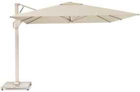 Zweefparasol 3.2x3.2m (excl.voet) Taupe-naturel-bruin Platinum Beaufort premium
