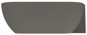 Arcqua Havana Halfvrijstaand Bad - 170x80cm - rechts - mat quartz grijs BAD654971